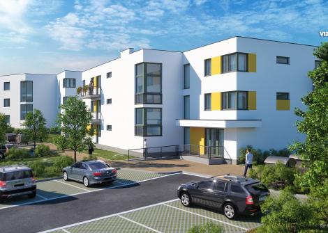 Byt 2+kk, 53 m2, Kutná Hora, 2 balkony, sklep, začátek 18.1.23 v 10.00 hod