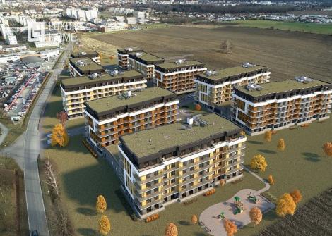 Byt 3+kk, 84 m2, terasa, České Budějovice, Nová čtvrť Branišovská, začátek 25.1.23 v 10:00 hod